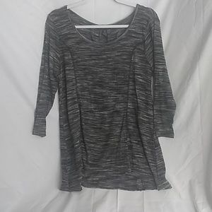 Style & Co Grey Blouse